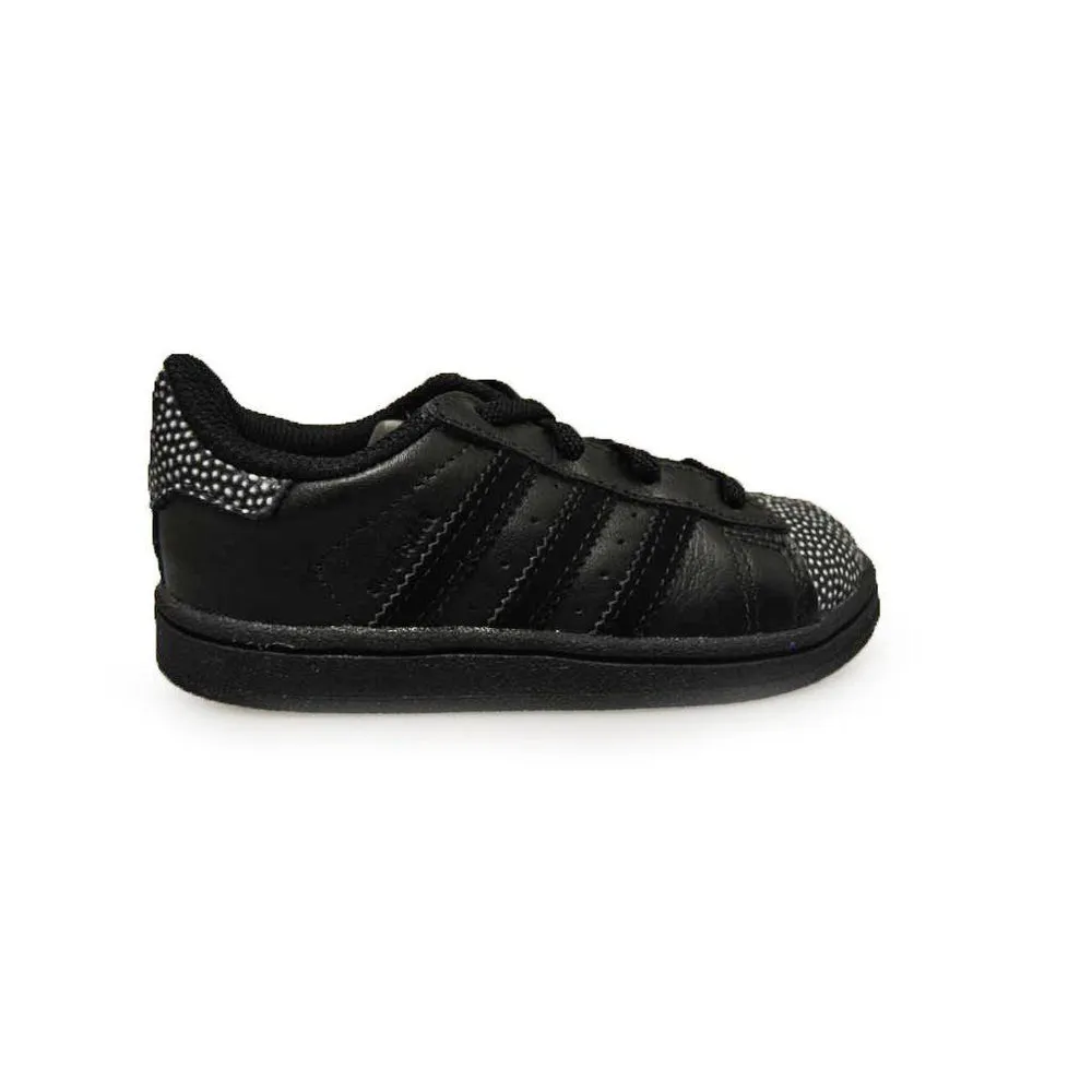 Infants Adidas Superstar Ray Black EL I