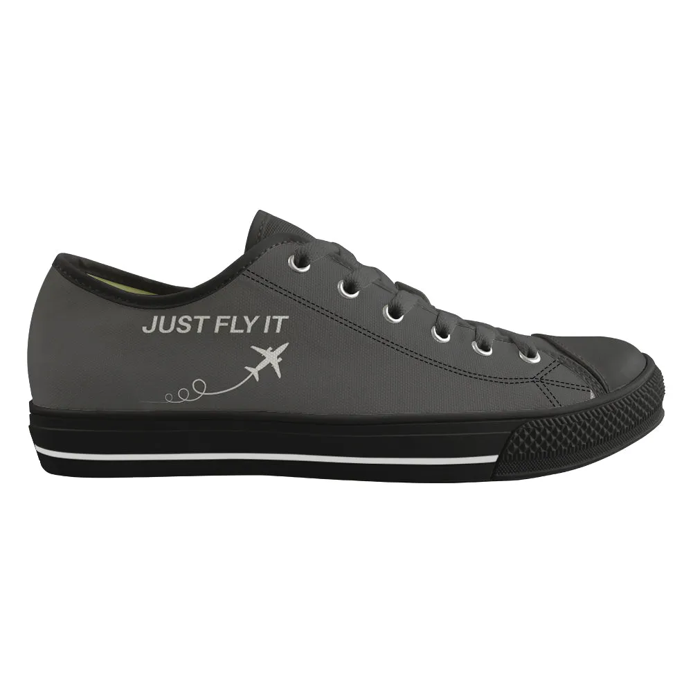 Just Fly It Designed Canvas Shoes (Men)