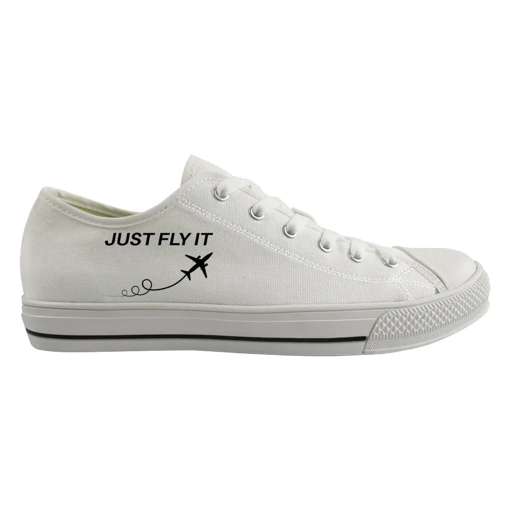 Just Fly It Designed Canvas Shoes (Men)