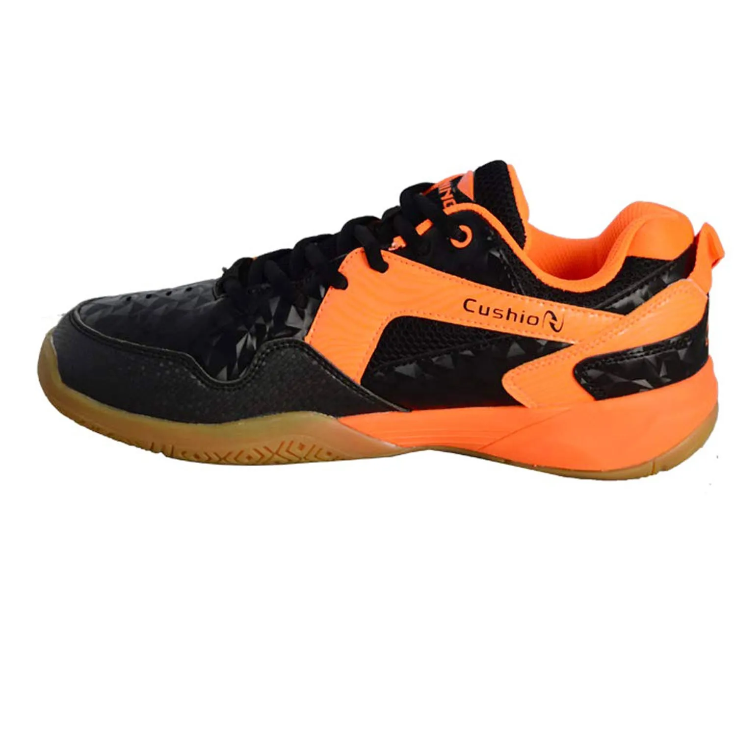 Li-Ning Nano Non Marking Badminton Court Shoes, Black/Orange -7 UK