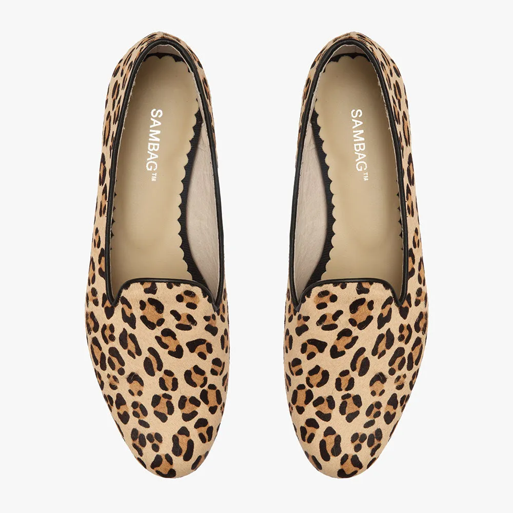 Lola Leopard Print Loafer