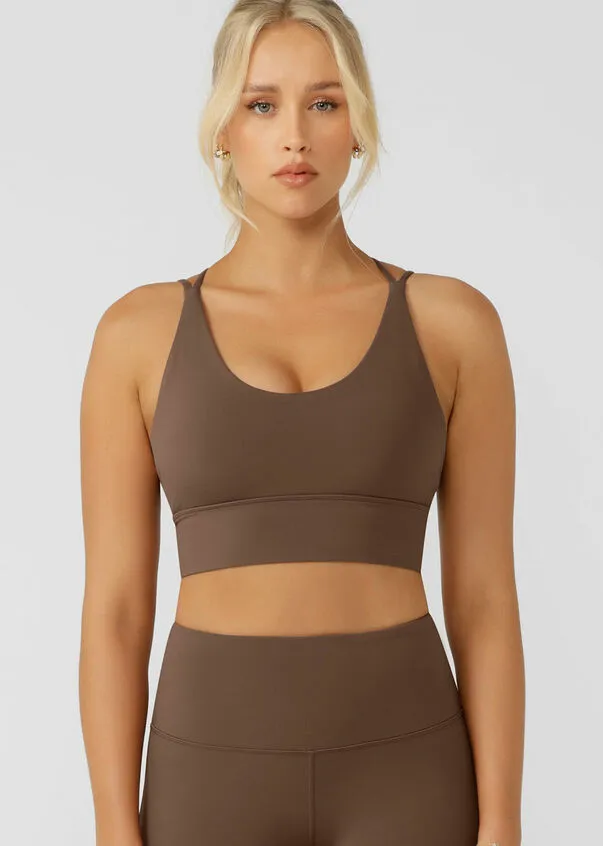 Lotus Longline Sports Bra