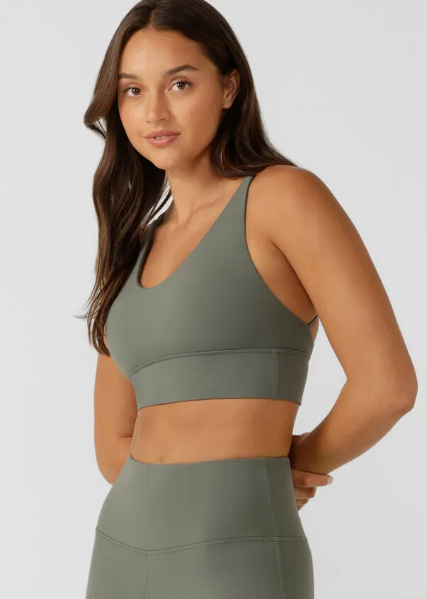 Lotus Longline Sports Bra