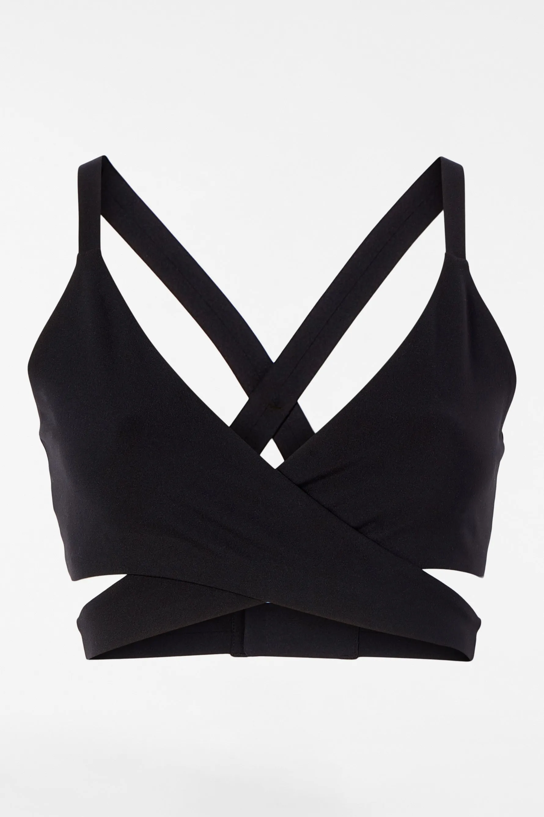 Luna Wrap Bra - Black