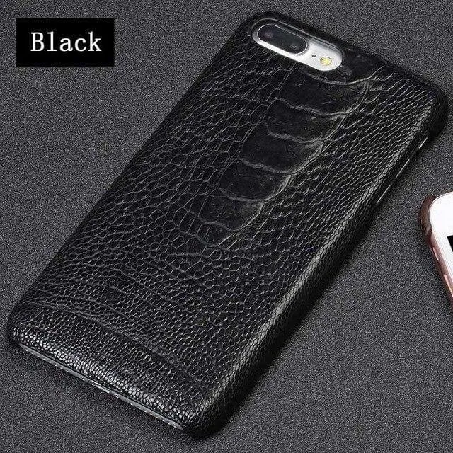 Luxury Natural Ostrich Foot Skin Iphone Cases