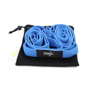 Maji Sports Elastic Yoga Strap with 10 Loops