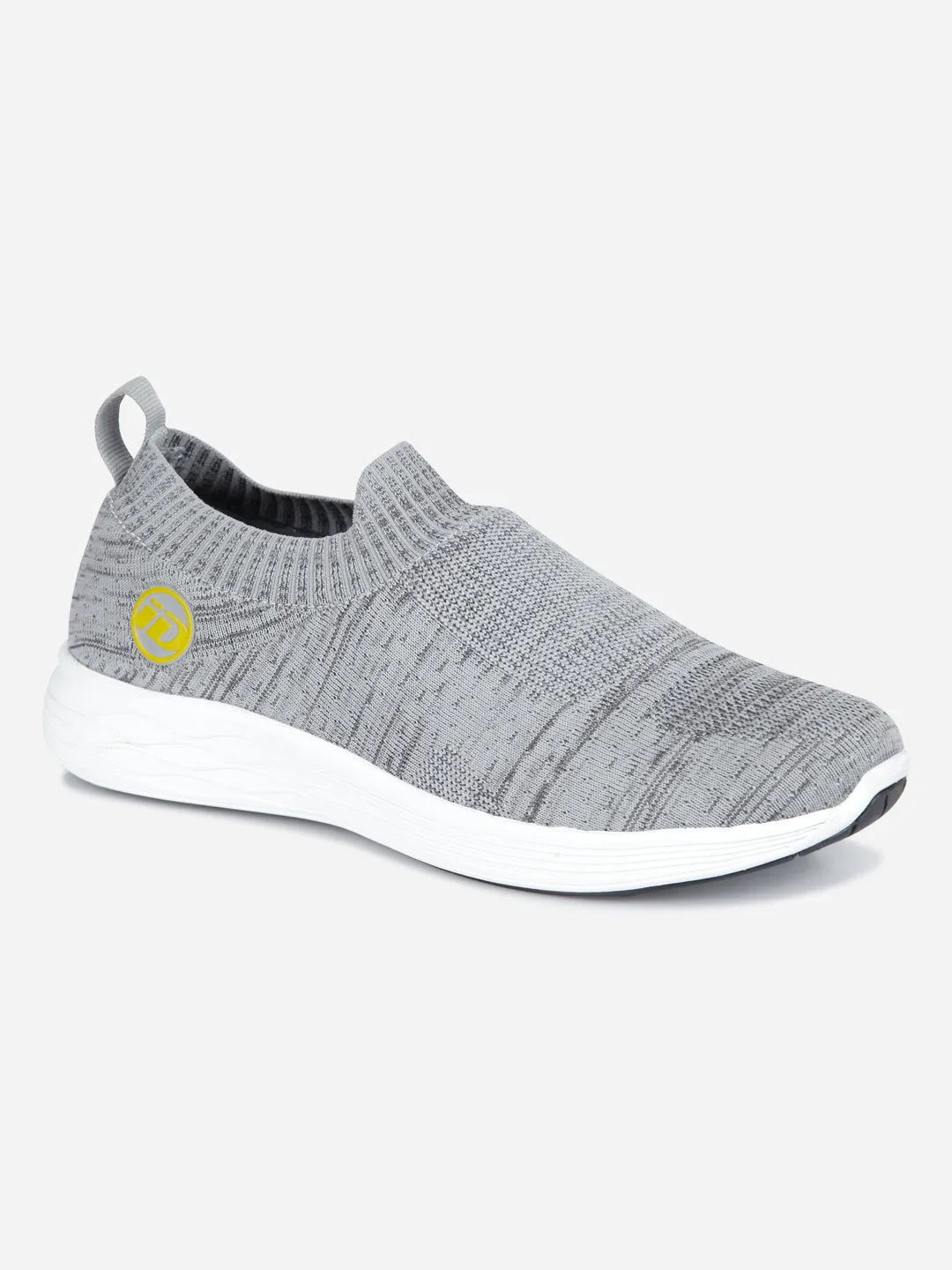 Men's Light Grey Slip On Sneaker (ID7522)