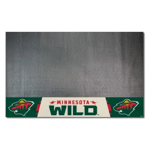 Minnesota Wild Vinyl Grill Mat - 26in. x 42in.