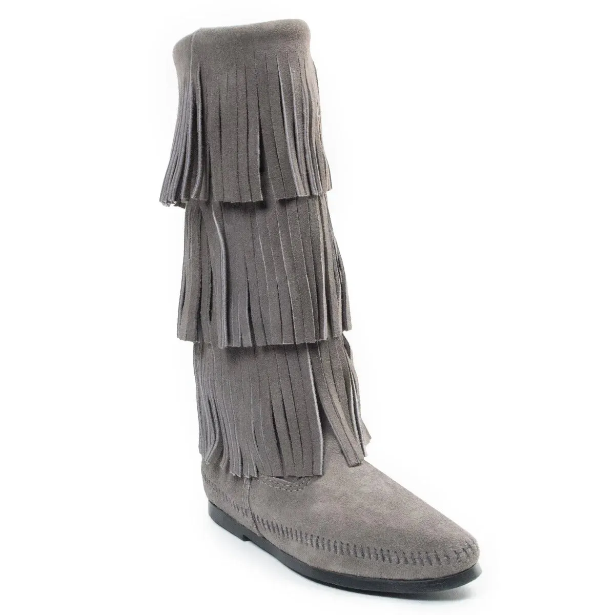 Minnetonka 3-Layer Fringe Boot - Womens Boots