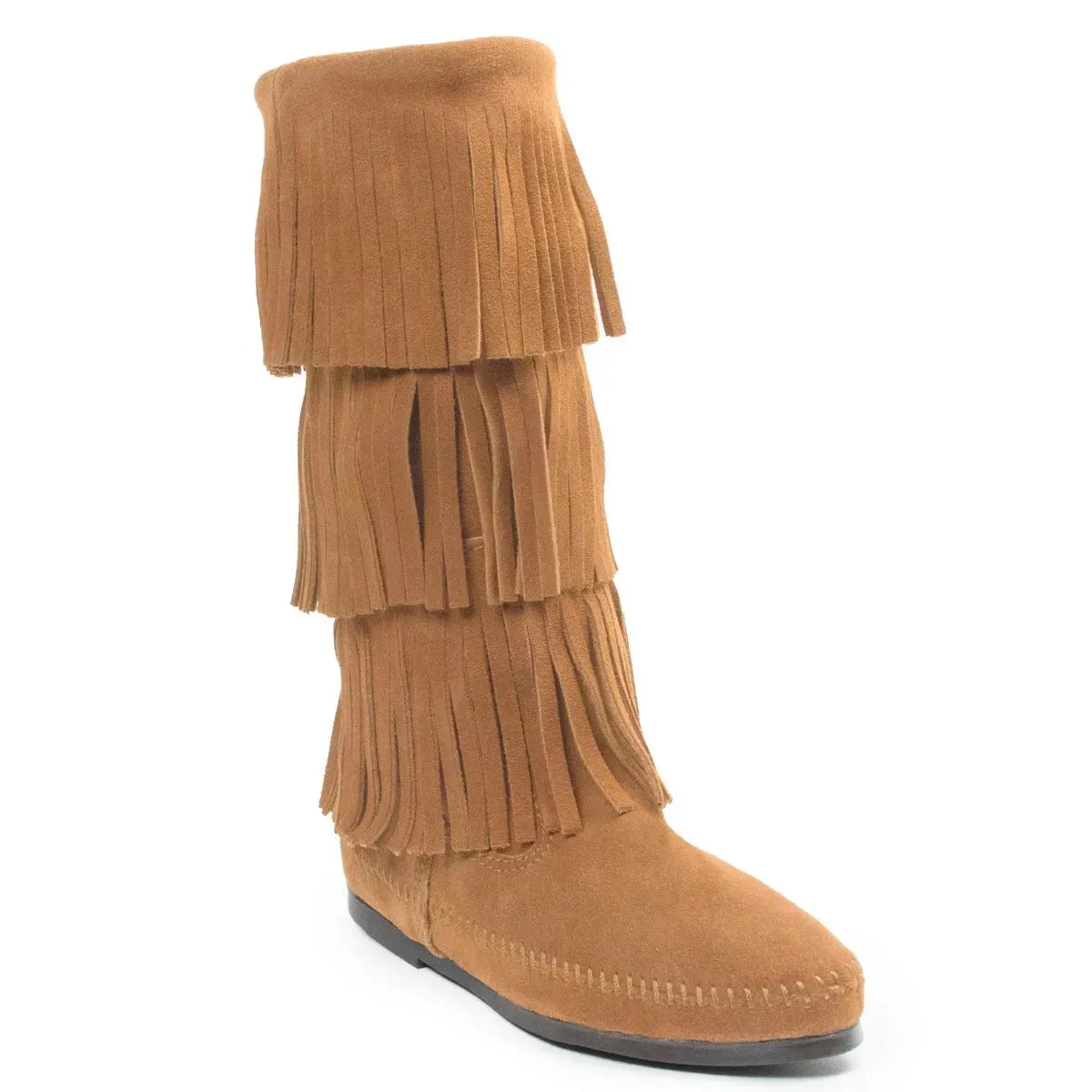 Minnetonka 3-Layer Fringe Boot - Womens Boots