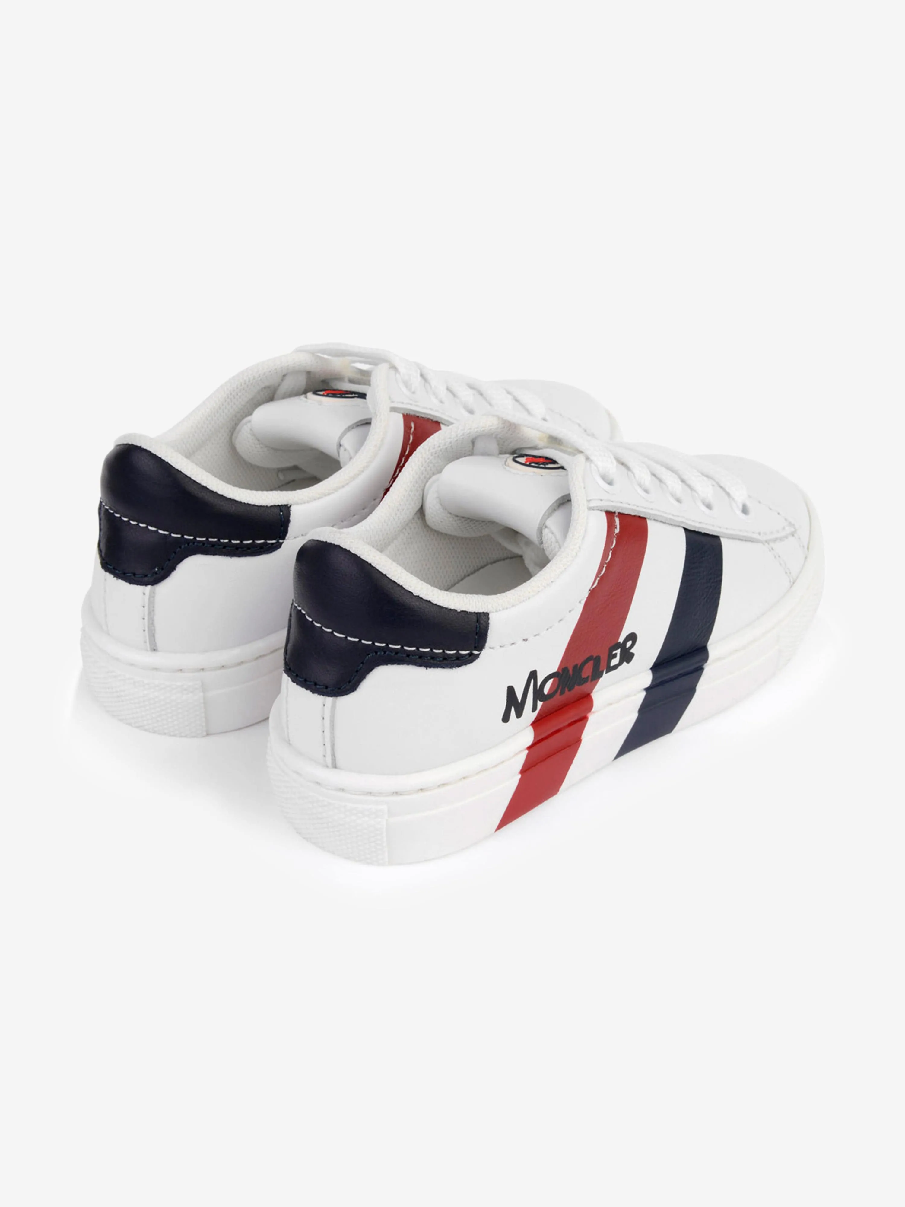 Moncler Boys Leather Trainers