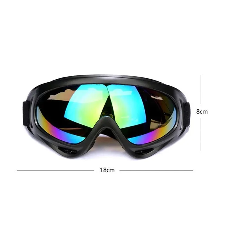 Motorcycle Parts Goggles Anti-UV Goggles Outdoor Windproof Glasses(Brown)