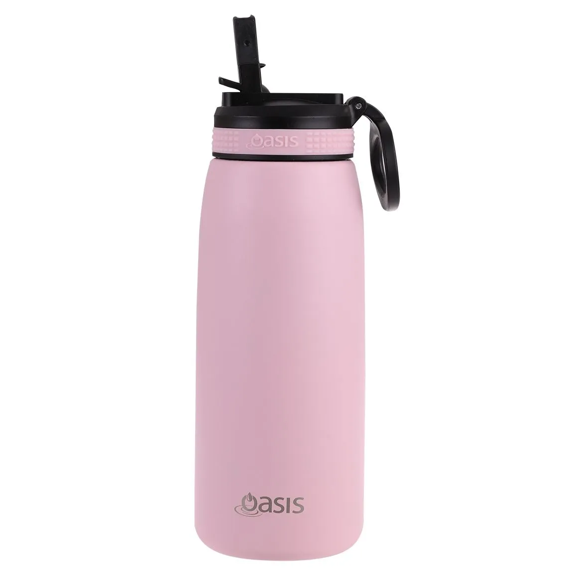 Oasis Insulated Sports Bottle with Sipper 780ml - Carnation Pink