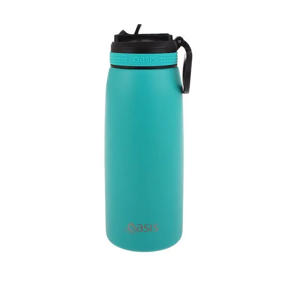 Oasis Insulated Sports Bottle with Sipper 780ml - Turquoise