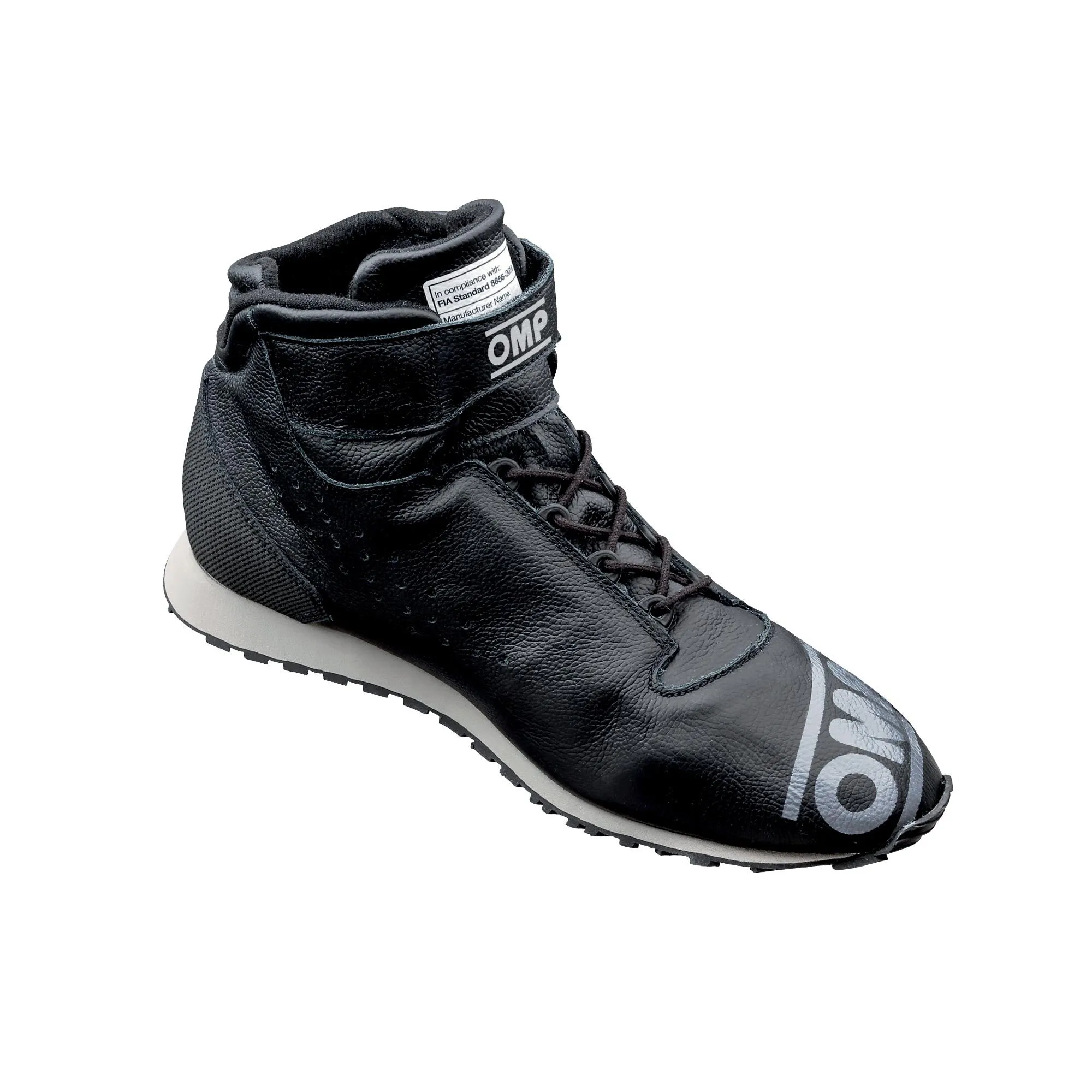 OMP One TT Mechanics/Co-Driver Boots [FIA 8856-2018] Black