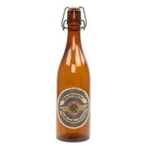 Original German Pre-WWII Air Sports Association Flip-Top Beer Bottle - Deutschen Luftsport-Derbandes