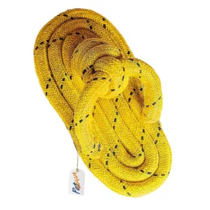 Pet Vogue Sandal Shaped Rope Toy for Dogs (Yellow) | For Medium Chewers (Yellow)