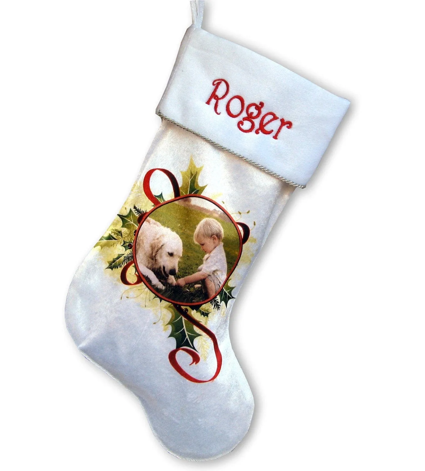 Photo Christmas Stocking - Free personalization