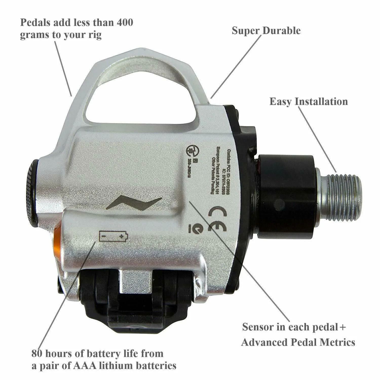 PowerTap P2 Cycling Power Meter Pedals and Extra PowerTap Cleats