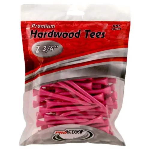 Premium Hardwood Golf Tees - 2.75"