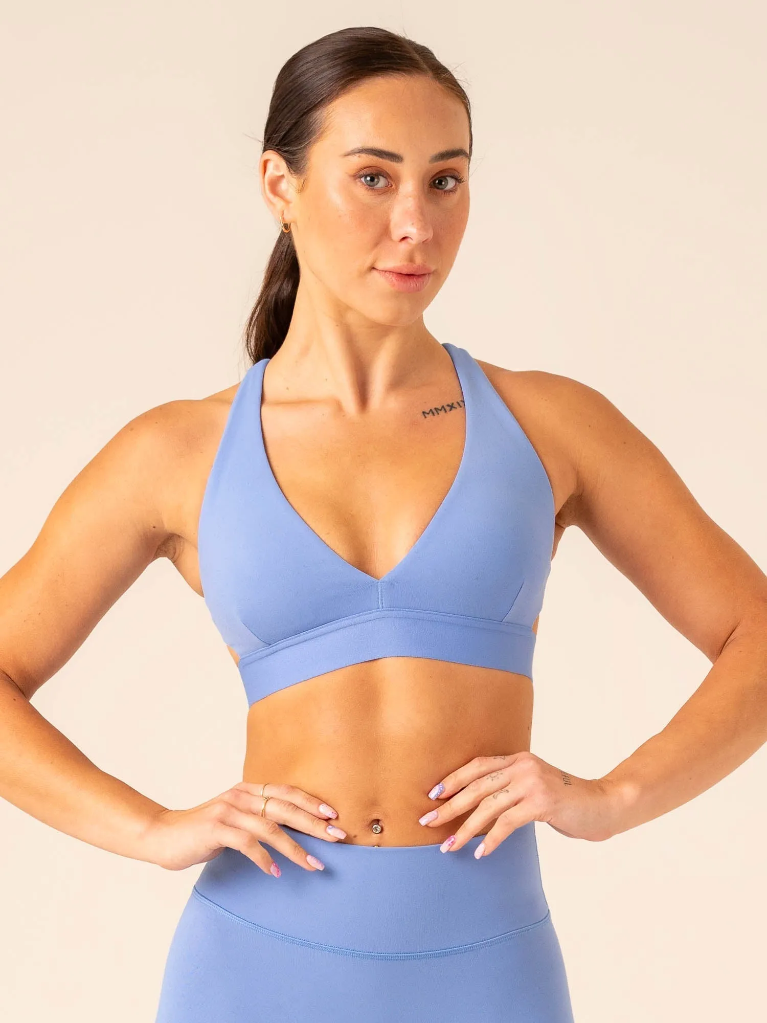 Prime Sports Bra - Cornflower Blue