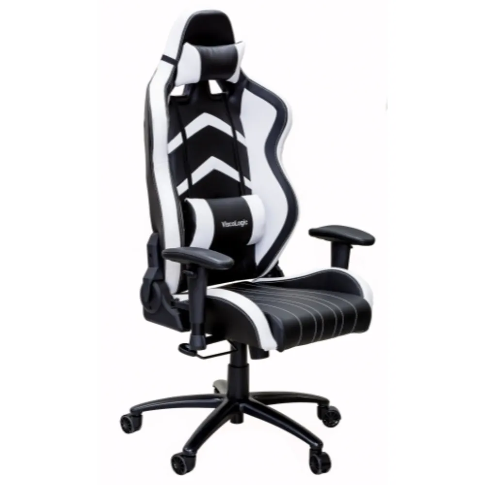 PRO-X SERIES/ 7608 GAMING CHAIR (WHITE & BLACK)