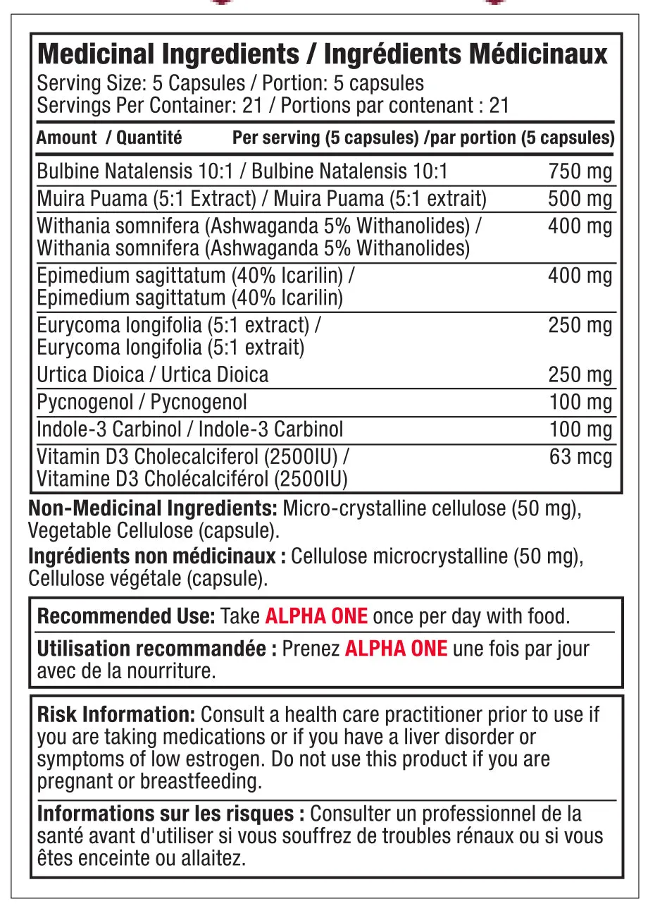 ProLine Alpha One (105 vcaps)