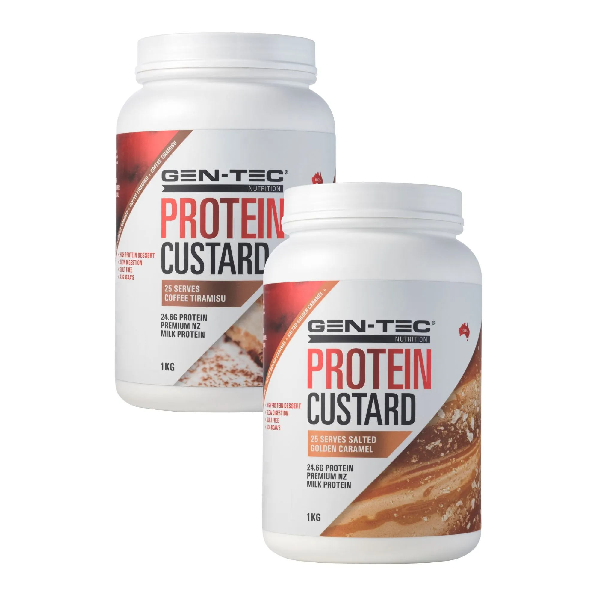 Protein Custard 1kg Twin Pack