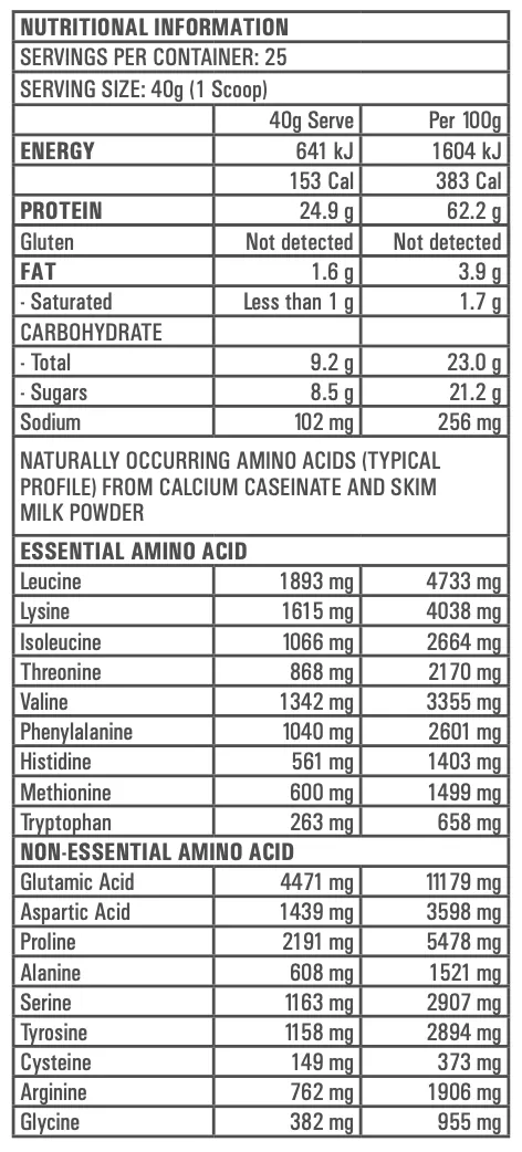 Protein Custard 1kg Twin Pack