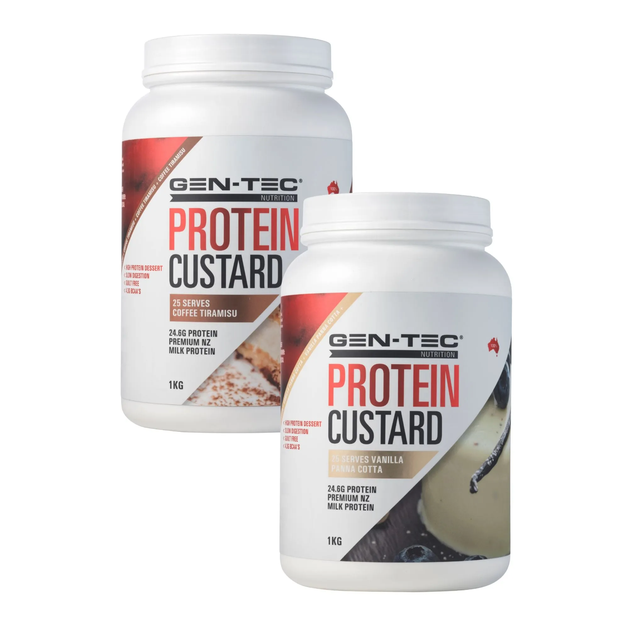 Protein Custard 1kg Twin Pack