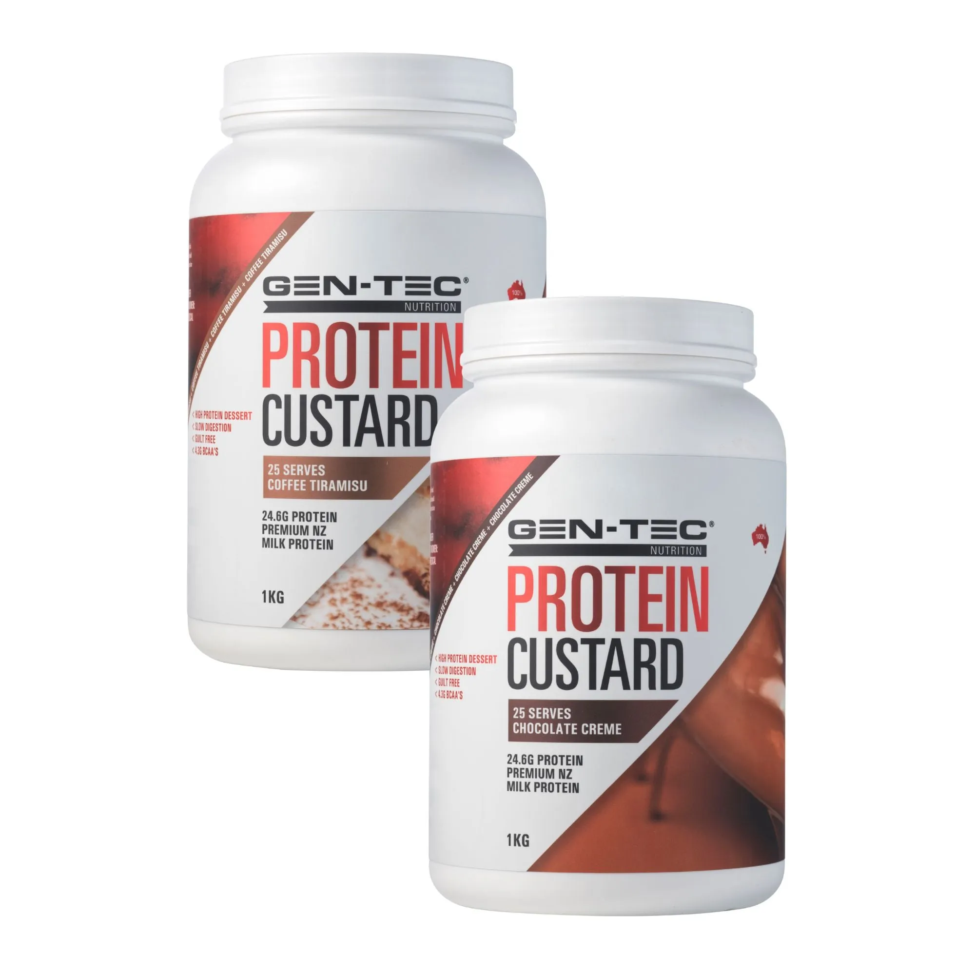 Protein Custard 1kg Twin Pack