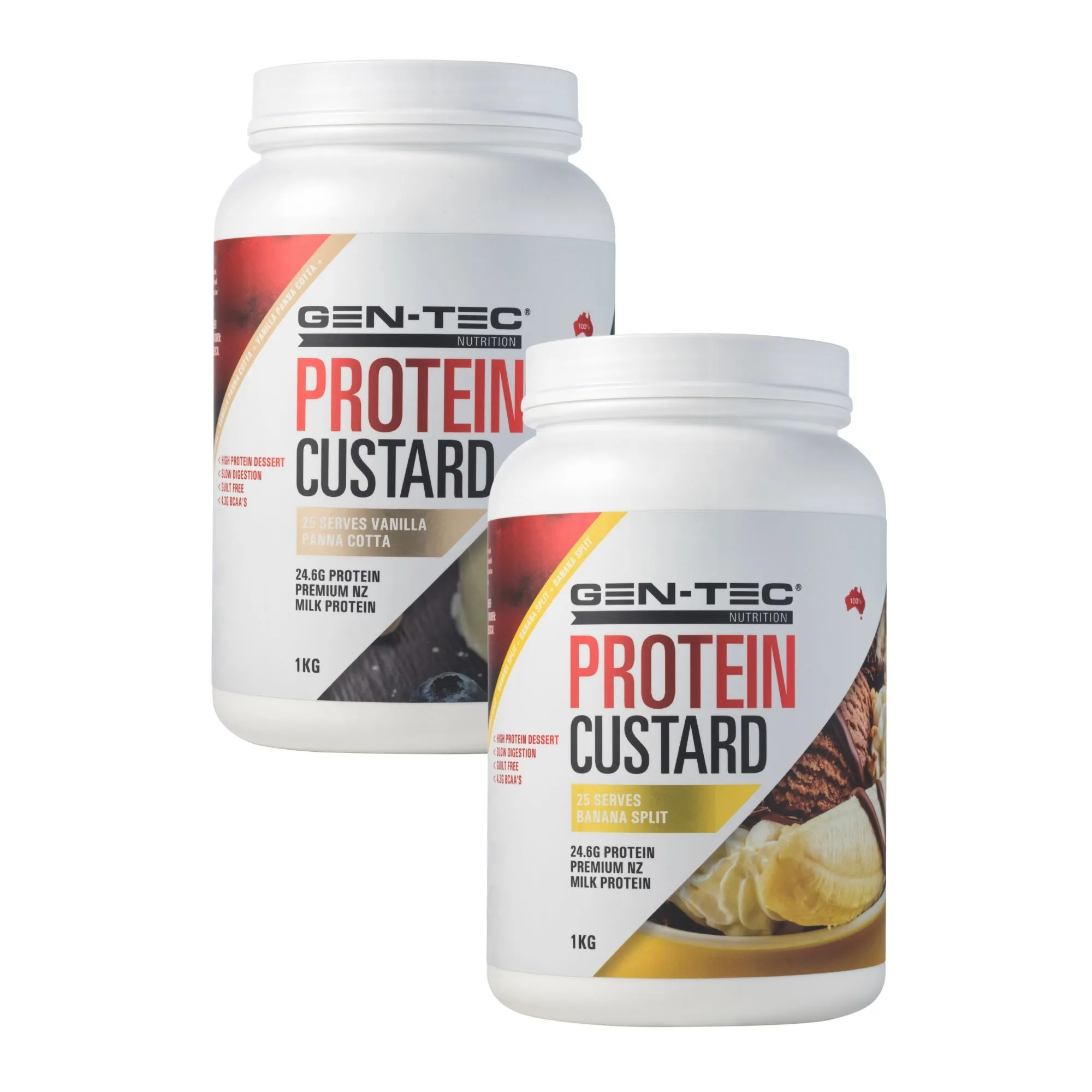 Protein Custard 1kg Twin Pack