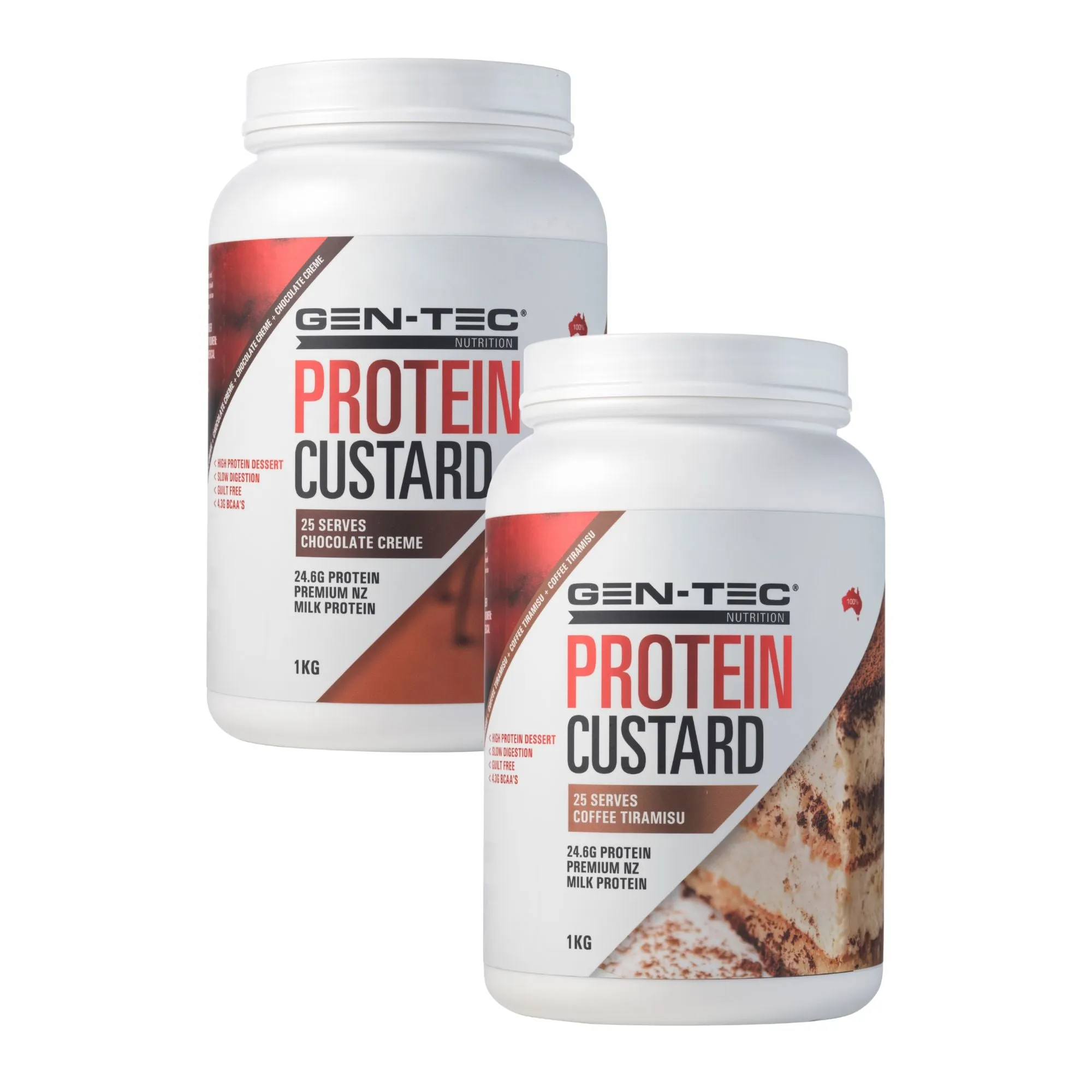 Protein Custard 1kg Twin Pack