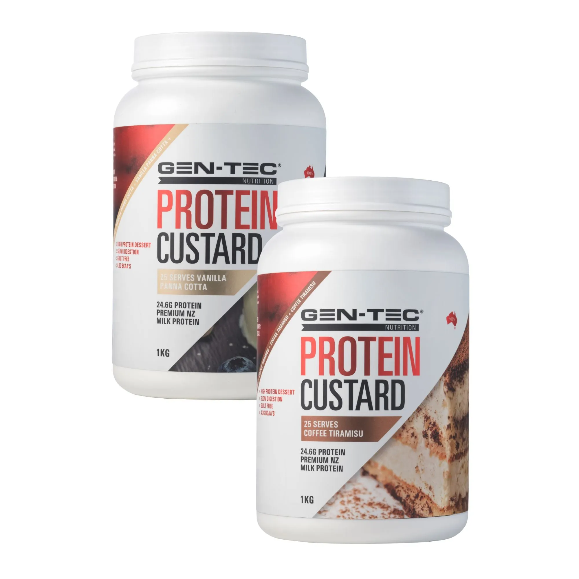 Protein Custard 1kg Twin Pack