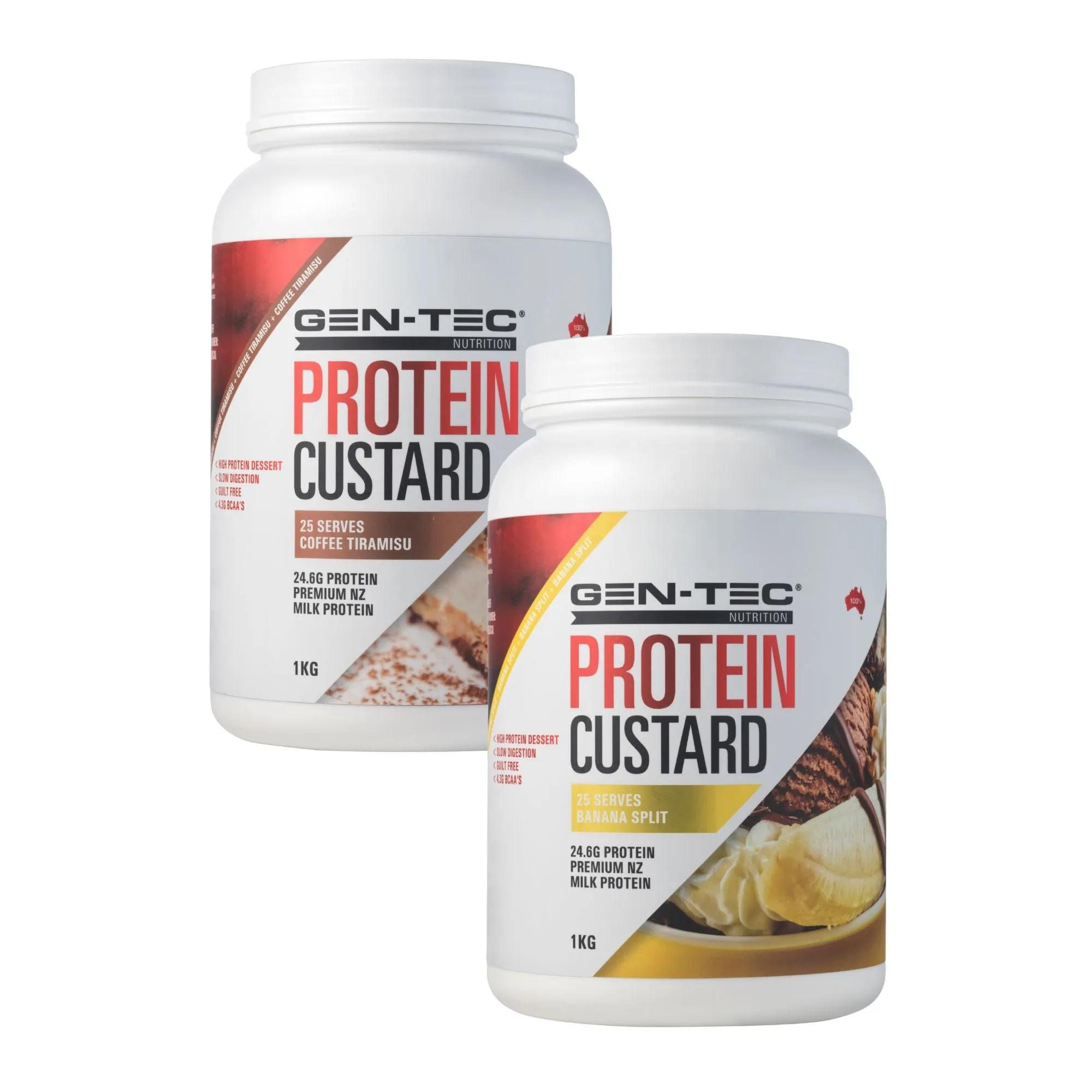 Protein Custard 1kg Twin Pack