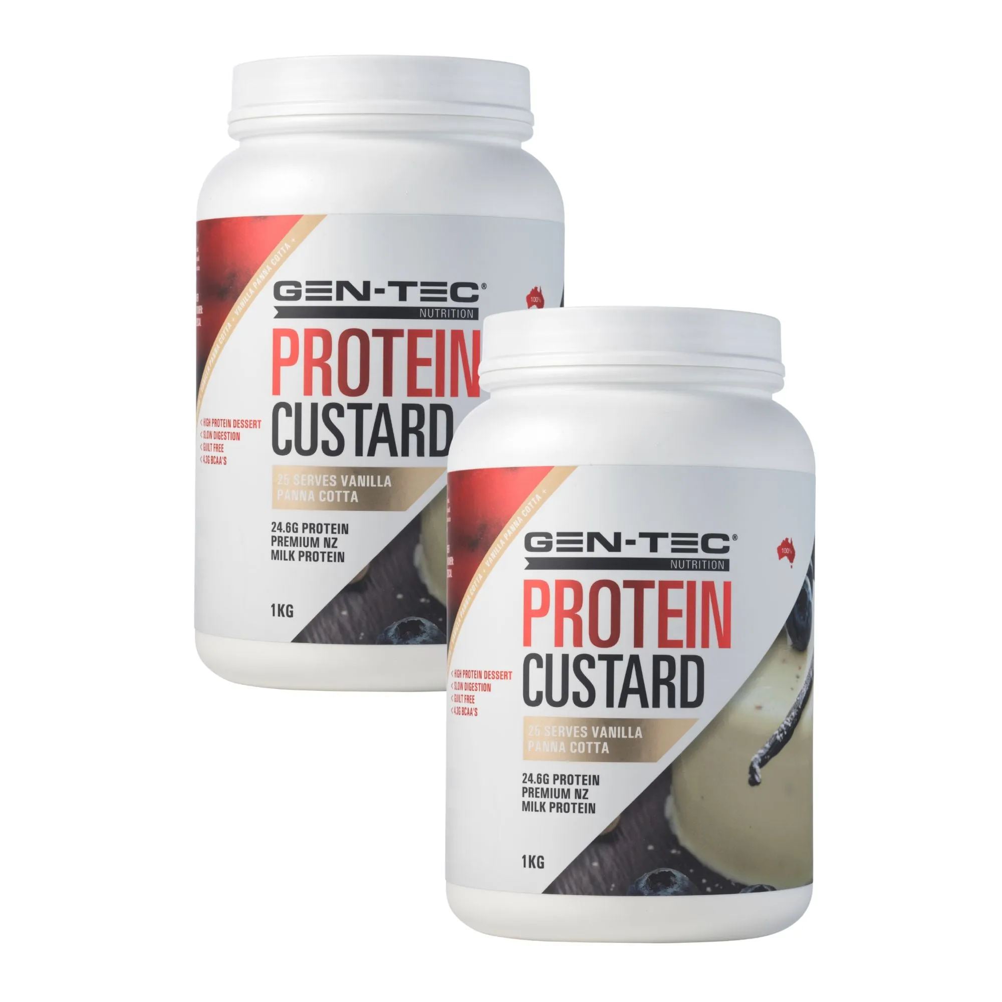 Protein Custard 1kg Twin Pack