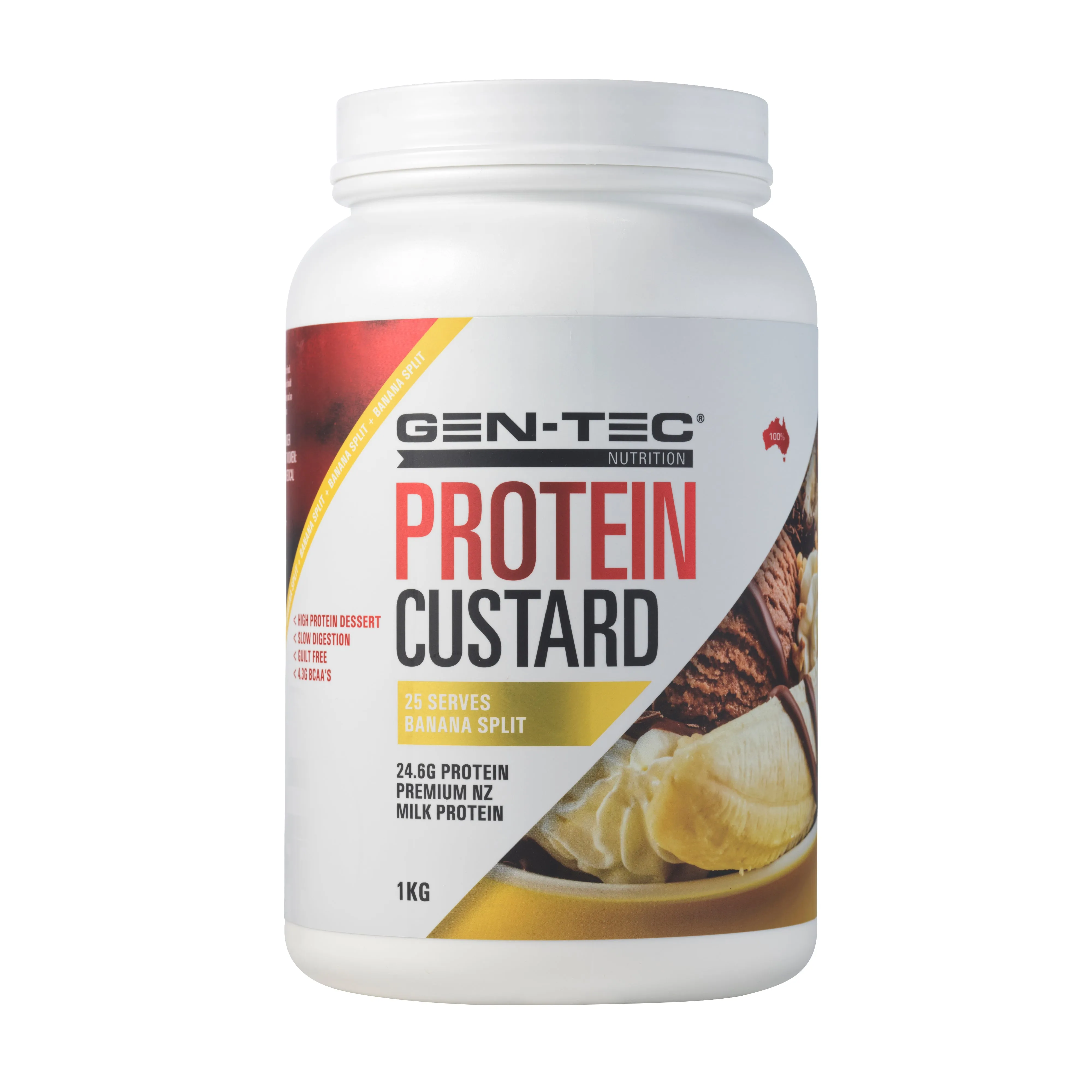 Protein Custard Banana Split