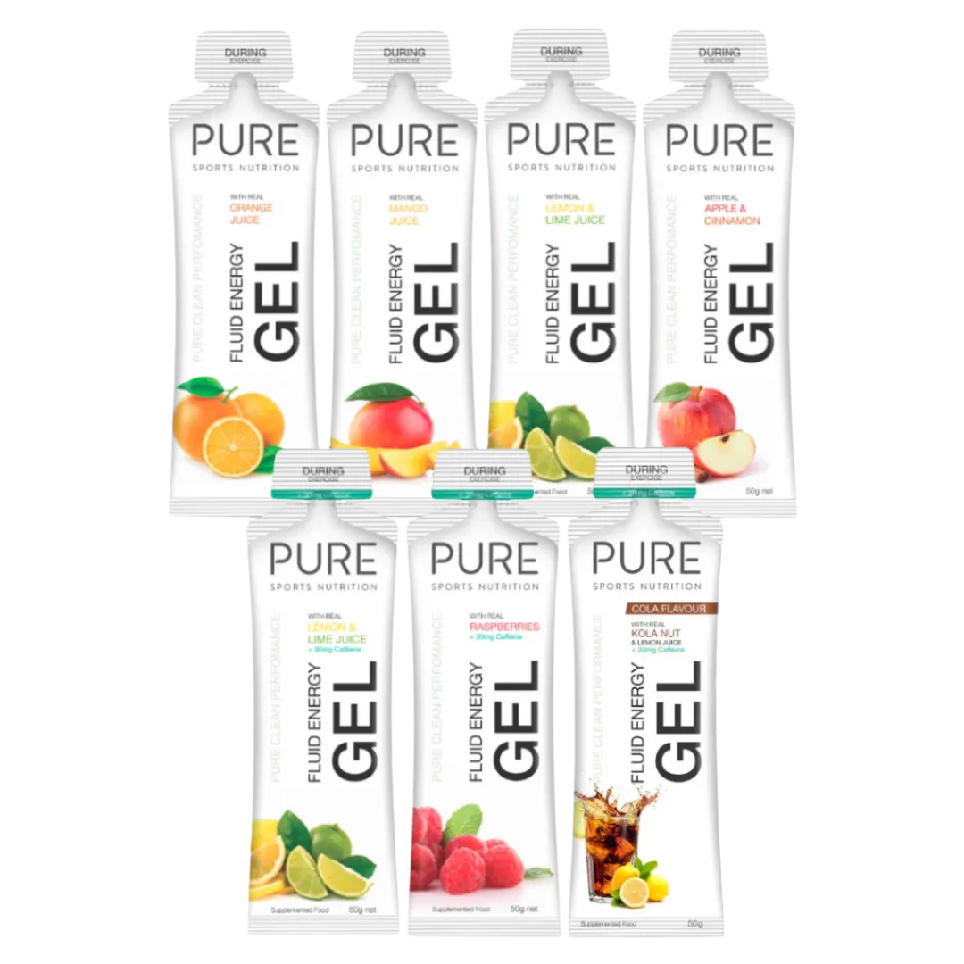 Pure Sports Nutrition - Fluid Energy Gel Variety Bundle