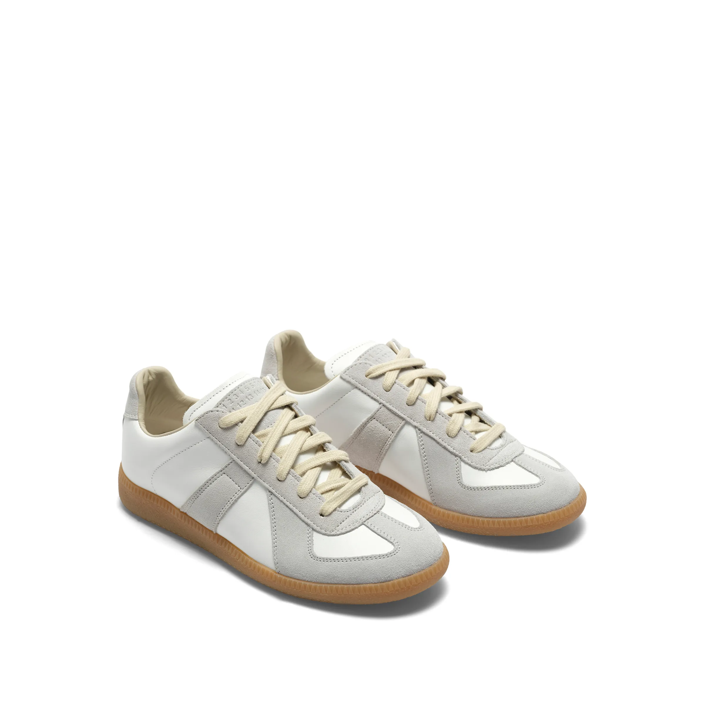 Replica Leather Sneakers in White