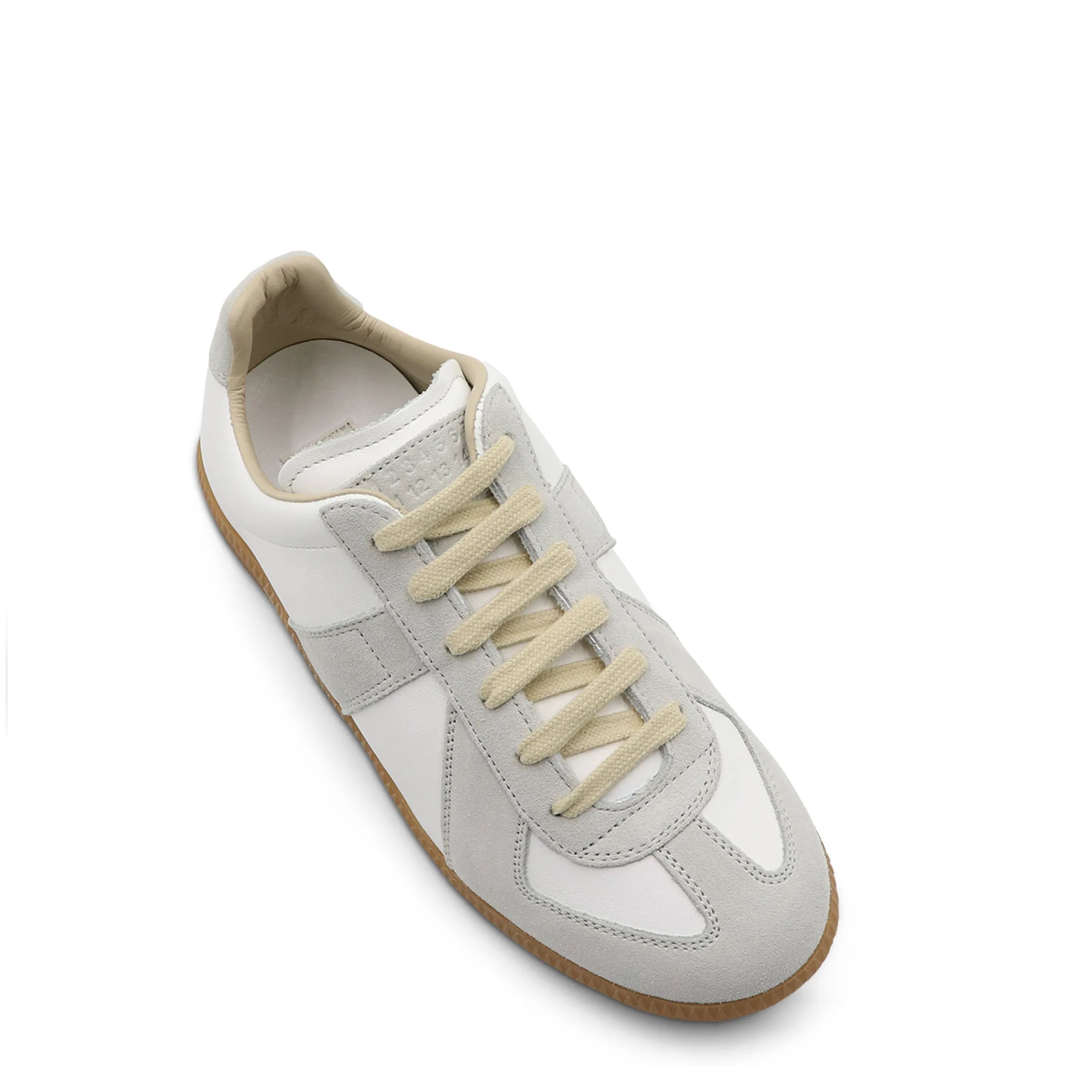 Replica Leather Sneakers in White