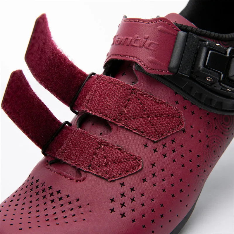 Santic Diana Red Women Road Cycling Shoes