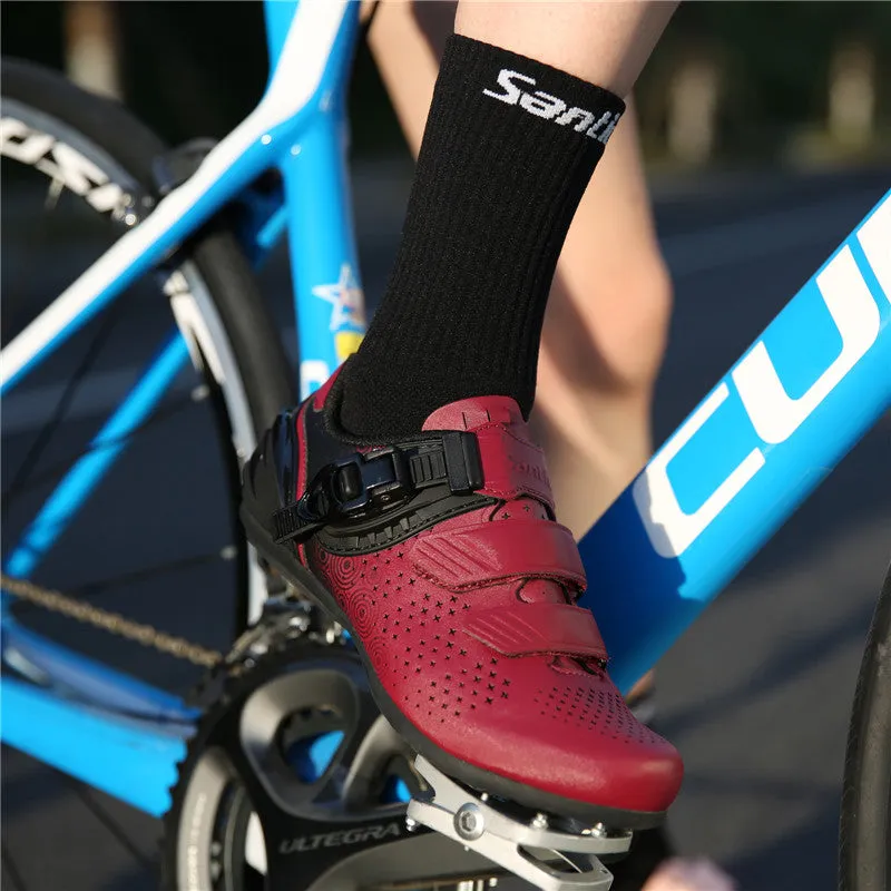 Santic Diana Red Women Road Cycling Shoes