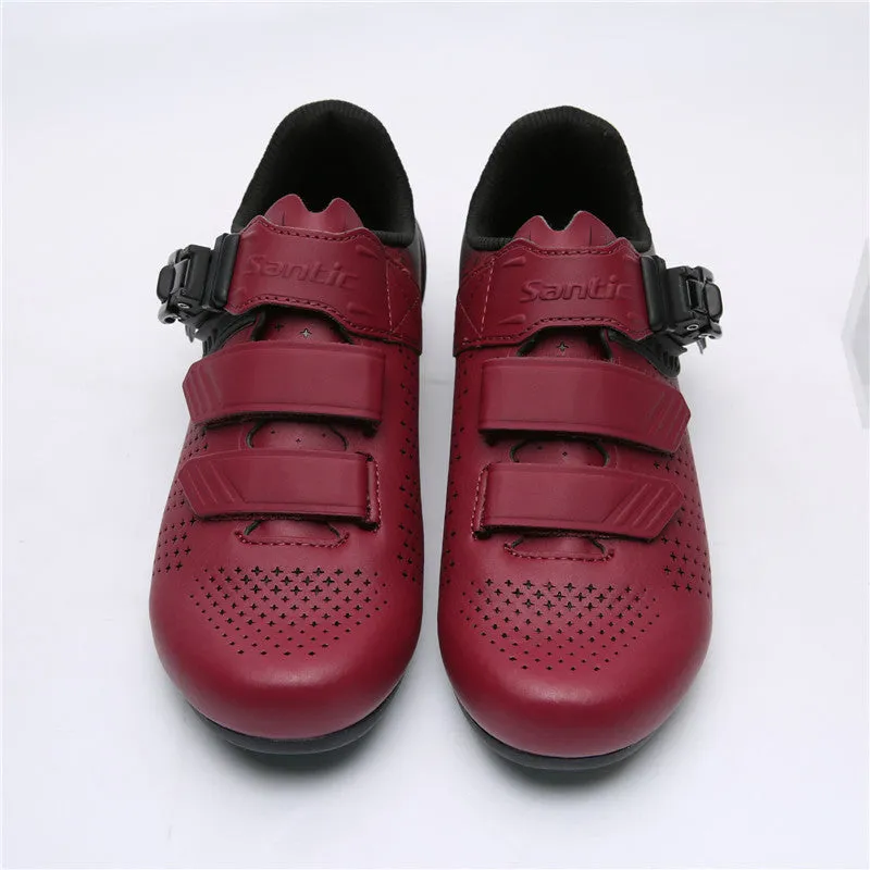 Santic Diana Red Women Road Cycling Shoes