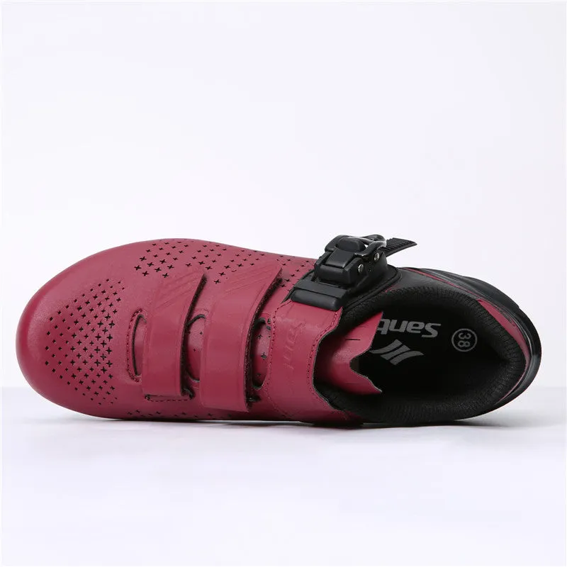 Santic Diana Red Women Road Cycling Shoes