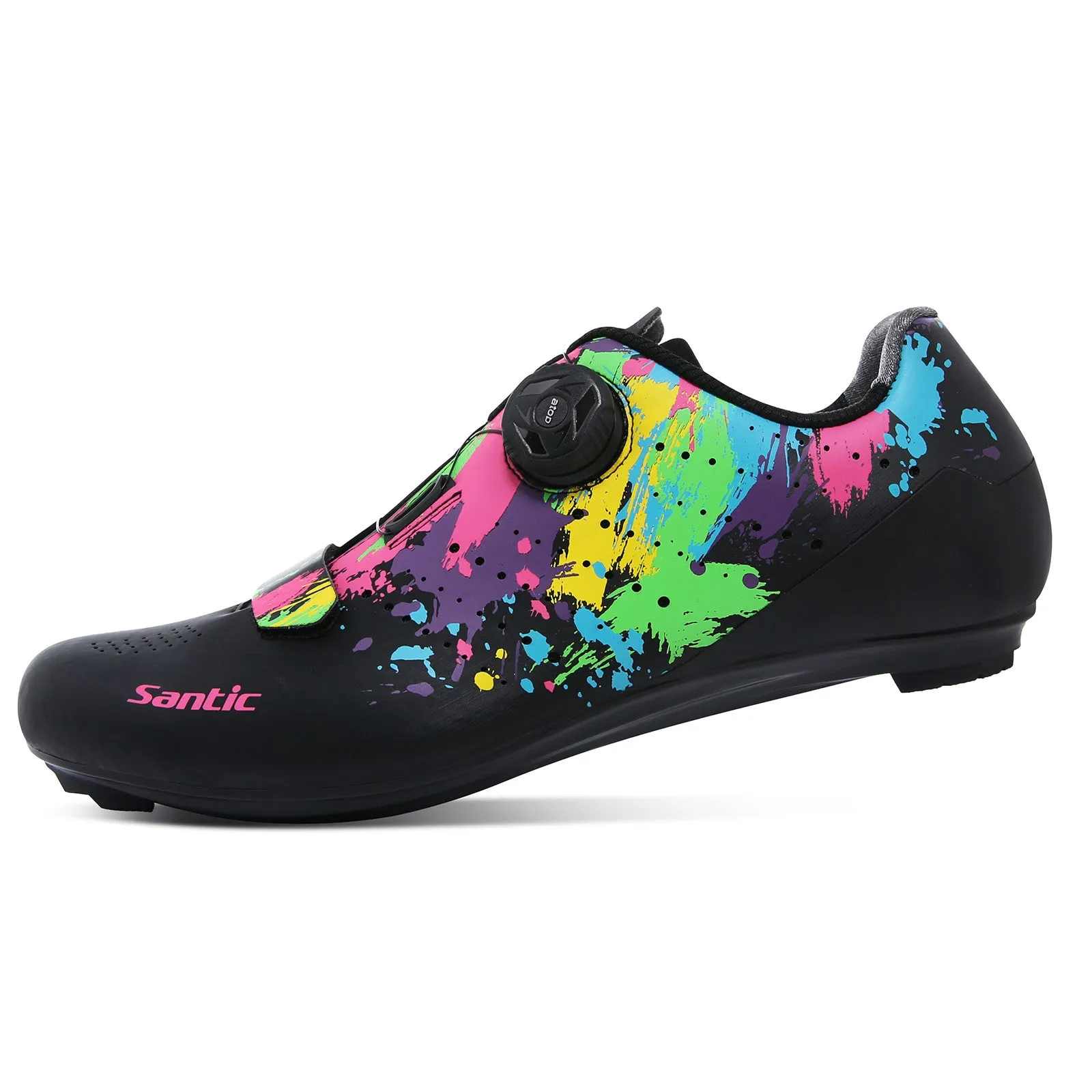 Santic Picasso Black Men & Women Road Cycling Shoes