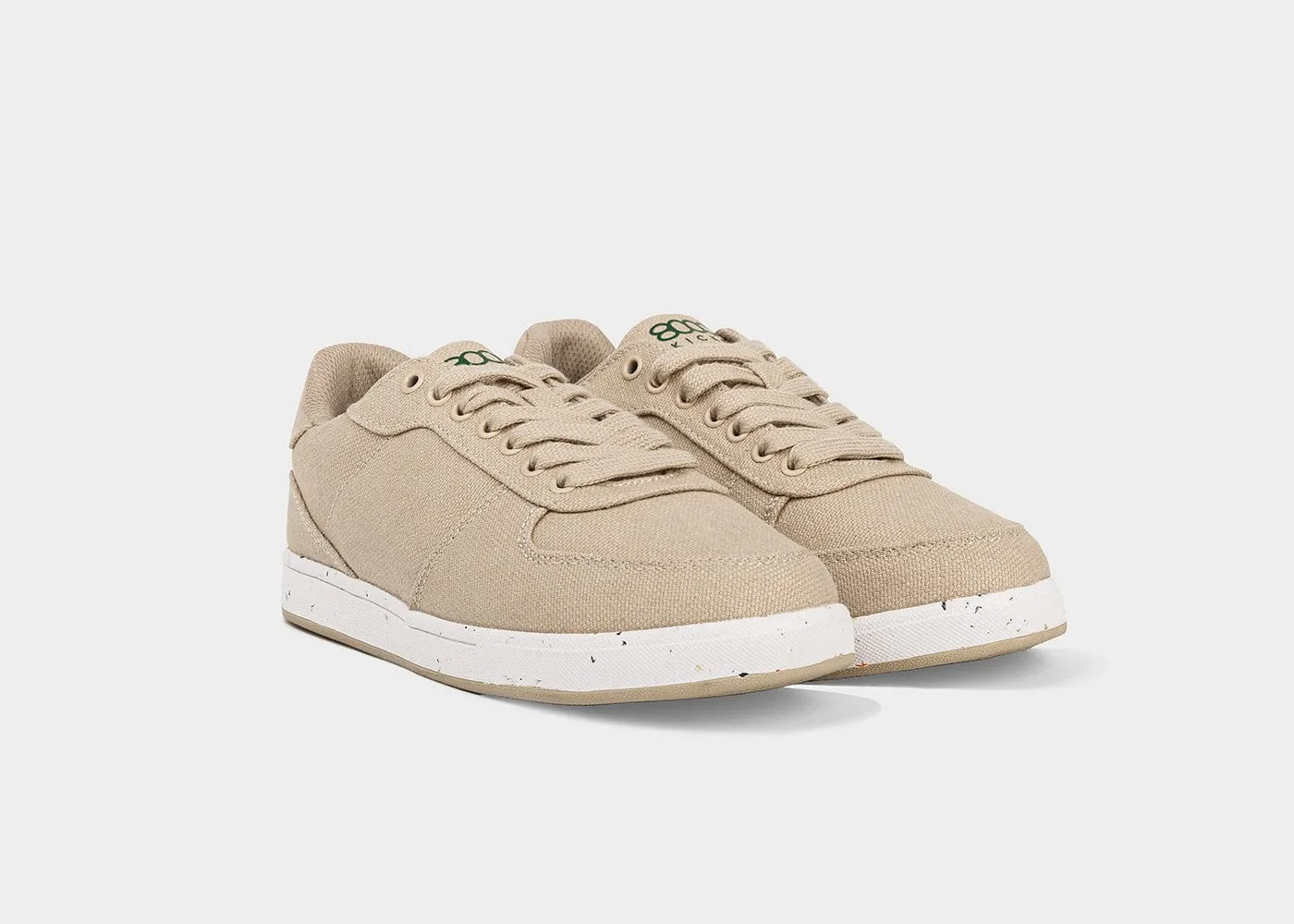 Seeker Men's Vegan Hemp Trainers | Beige