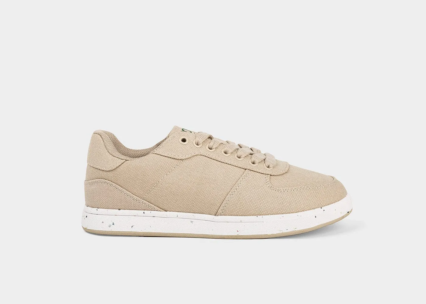 Seeker Men's Vegan Hemp Trainers | Beige