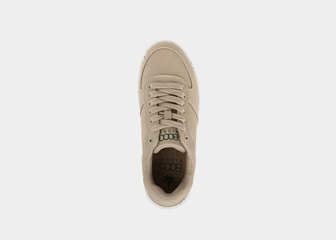 Seeker Men's Vegan Hemp Trainers | Beige