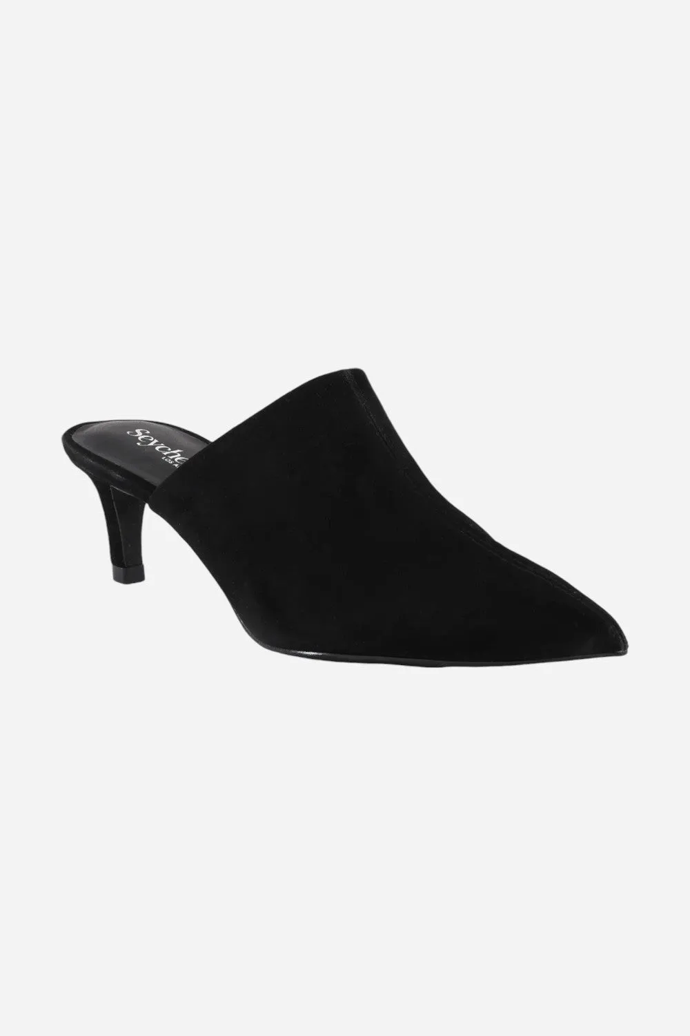 Seychelles Obsession Black Mule