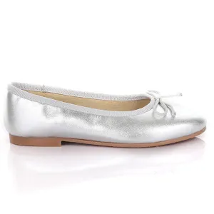 SILVER PLATED GIRLS BALLERINA SHOE